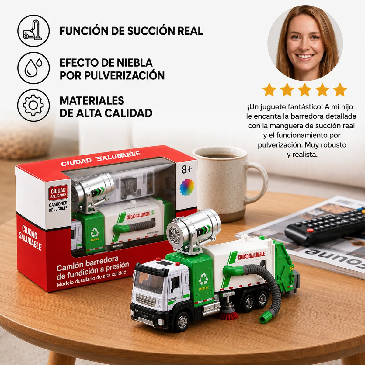 TruckMission FX™ Camión de Limpieza Interactivo