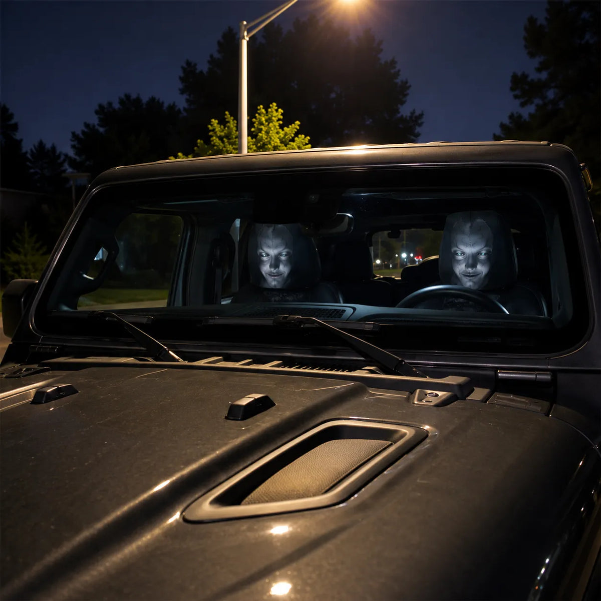HorrorHead ™ Fundas Aterradoras para Cabeceros de carro