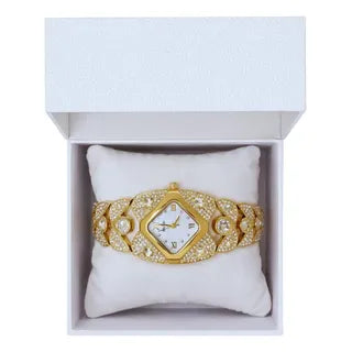 Crystelle™ Reloj de cuarzo Vintage + Caja Premium