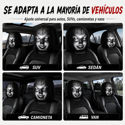 HorrorHead ™ Fundas Aterradoras para Cabeceros de carro