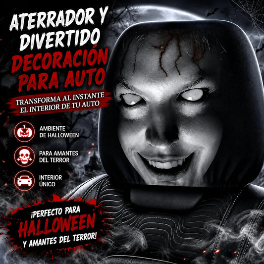 HorrorHead ™ Fundas Aterradoras para Cabeceros de carro