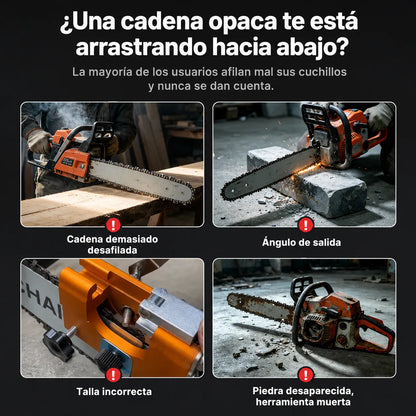 ChainSharp™ Afilador Portátil de Motosierra