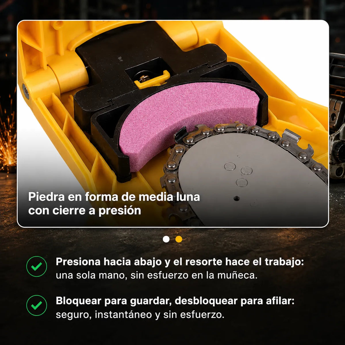 ChainSharp™ Afilador Portátil de Motosierra