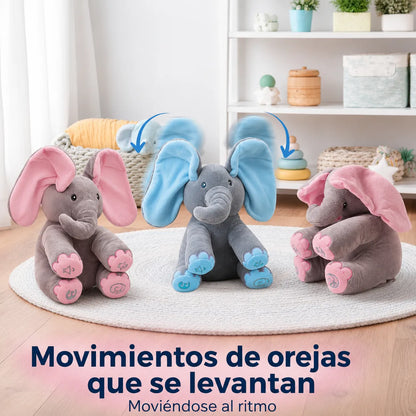 PeekABoo Elephant™ Peluche Interactivo con Movimiento