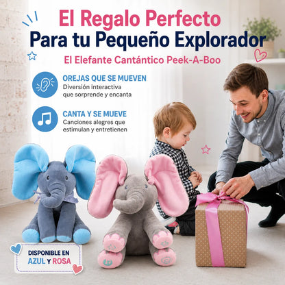 PeekABoo Elephant™ Peluche Interactivo con Movimiento