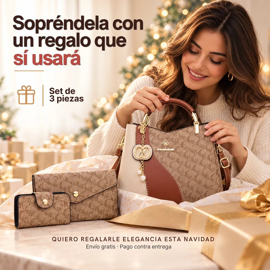 MuseBag™ Set Bolso Bucket Elegante🎄👜