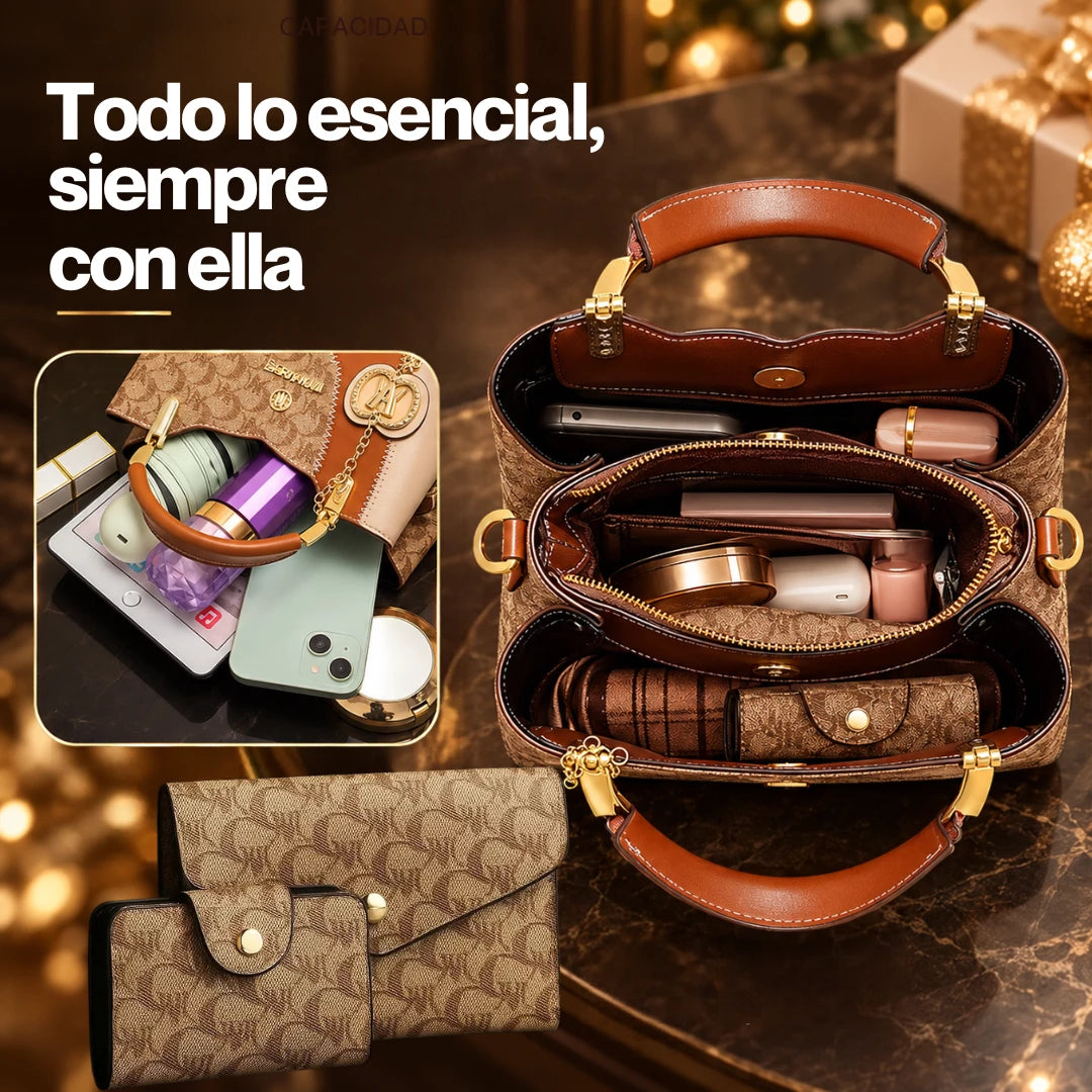 MuseBag™ Set Bolso Bucket Elegante🎄👜