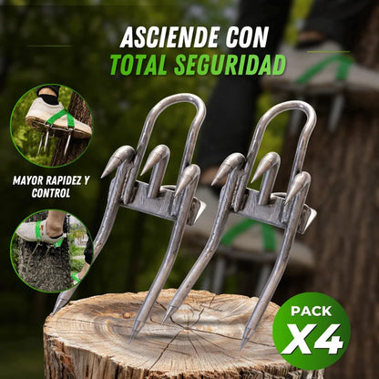 TreeClaw™ Garras Trepadoras de Árboles Pack x4