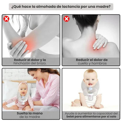 Comfyfeed™: Almohada de lactancia manos libres y apoyo ergonómico