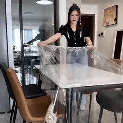 LuxeCover™ Mantel Transparente Lavable UPSELL