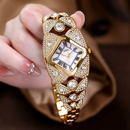 Crystelle™ Reloj de cuarzo Vintage + Caja Premium