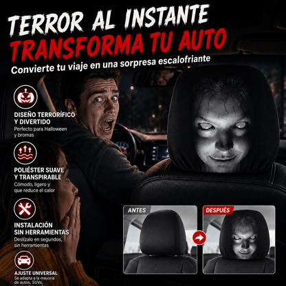 HorrorHead ™ Fundas Aterradoras para Cabeceros de carro